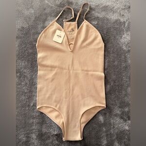 Free People Intimately Women's Bodysuit - Nude/Tan - Size M/L - NWT